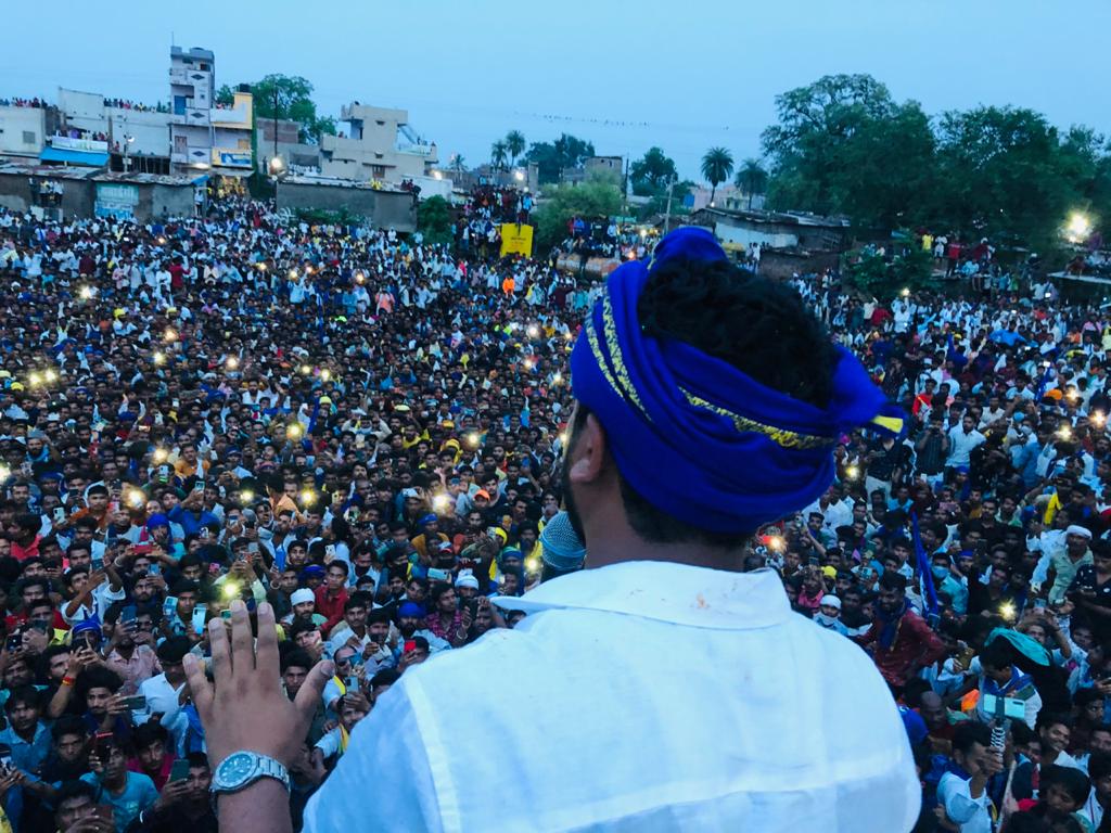 हम बकरे नहीं जिन्हें मारा जाएगा-भीम आर्मी चीफ चंद्रशेखर आजाद देवास में गरजे