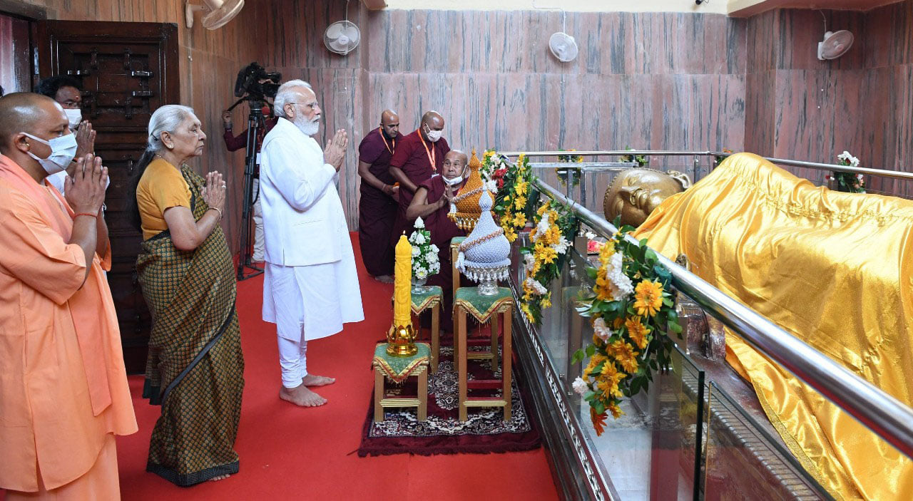 भगवान बुद्ध भारत के संविधान की प्रेरणा है : PM नरेंद्र मोदी