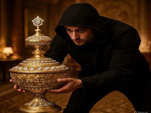 लाल किले के बाहर आयोजित जैन धार्मिक अनुष्ठान से एक करोड़ रुपये का हीरे जड़ा सोने का कलश चोरी
