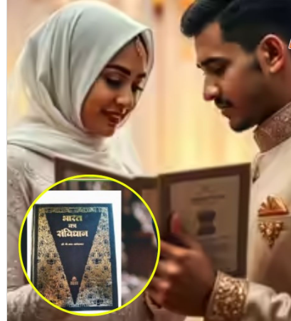 केरल में मुस्लिम जोड़े ने अपनी शादी में मेहमानों को बांटी संविधान की कॉपियां …. पेश की अनोखी मिसाल