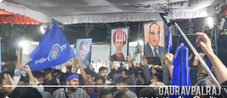 जयभीम के नारों से गूंज उठा JNU परिसर…JNUSU चुनाव के लिए मतदान संपन्न, रात 9 बजे से होगी मतगणना ….