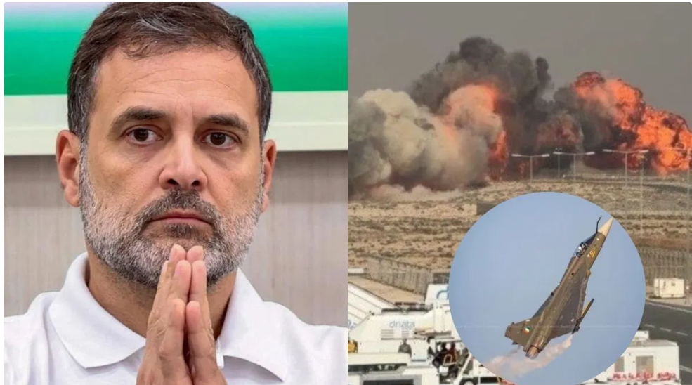 दुबई एयर शो: तेजस क्रेश पर राहुल गांधी का आया बयान, पायलट की मौत पर जताया दुख