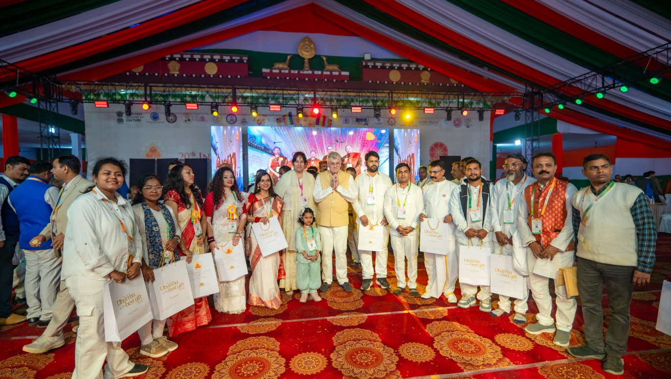 बुद्धगया की पवित्र भूमि पर 20वें अंतर्राष्ट्रीय त्रिपिटक संगयान का भव्य समापन…