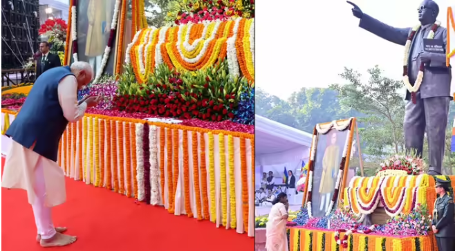 डॉ अंबेडकर की 69 वीं पुण्यतिथि पर संसद में PM मोदी और राष्ट्रपति ने दी श्रद्धांजलि