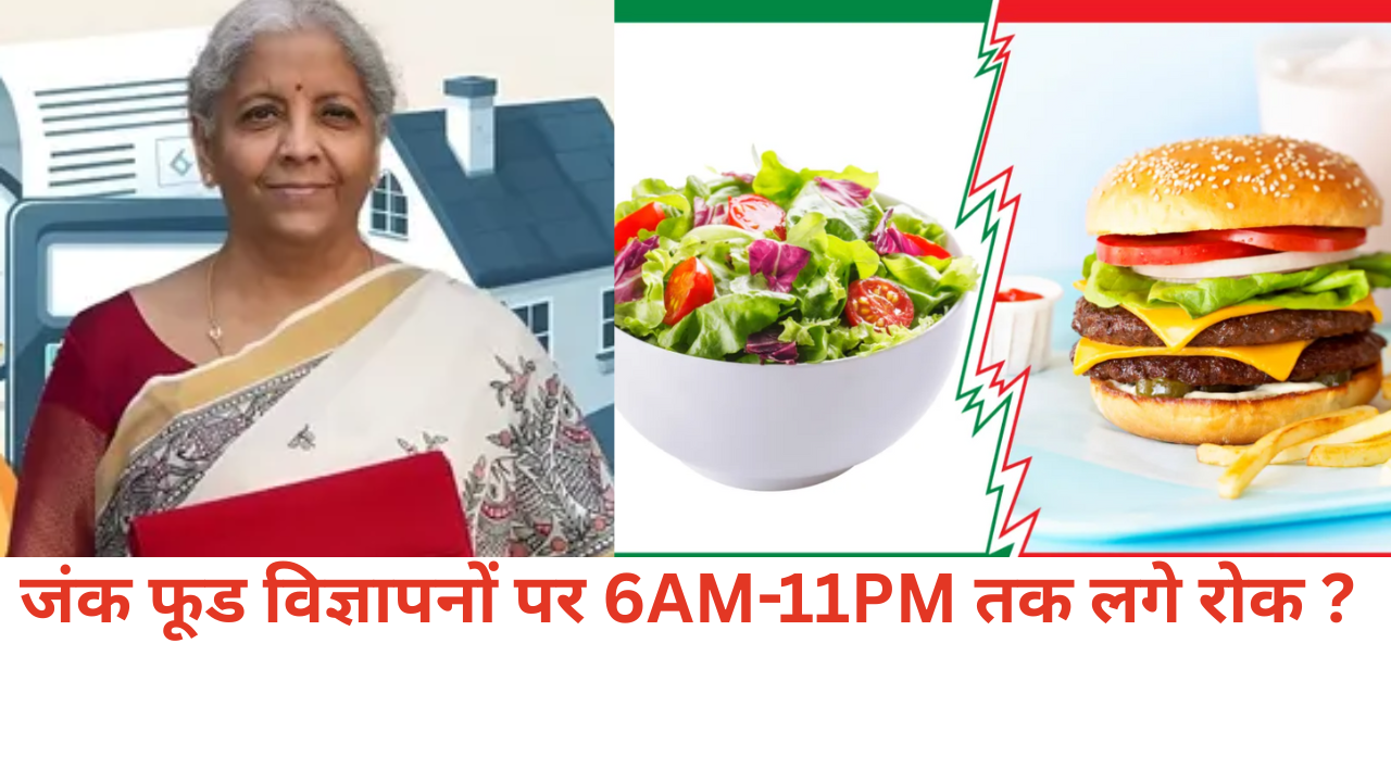 आर्थिक सर्वे में चेतावनी: जंक फूड विज्ञापनों पर 6AM-11PM तक रोक का सुझाव ,बच्चों में बढ़ते मोटापे को लेकर चिंता