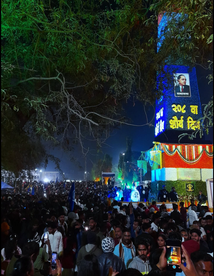 भीमा कोरेगाव में लाखों लोगों का उमड़ा जनसैलाब…देशभर में जोश से मनाया गया शौर्य दिवस….