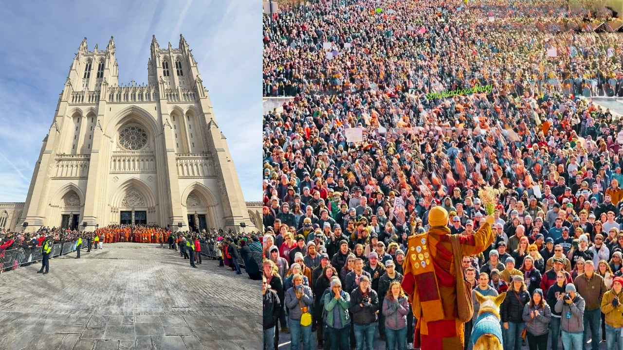 वॉक फॉर पीस का ऐतिहासिक समापन: 108 दिनों की शांति यात्रा वाशिंगटन डीसी में पूरी